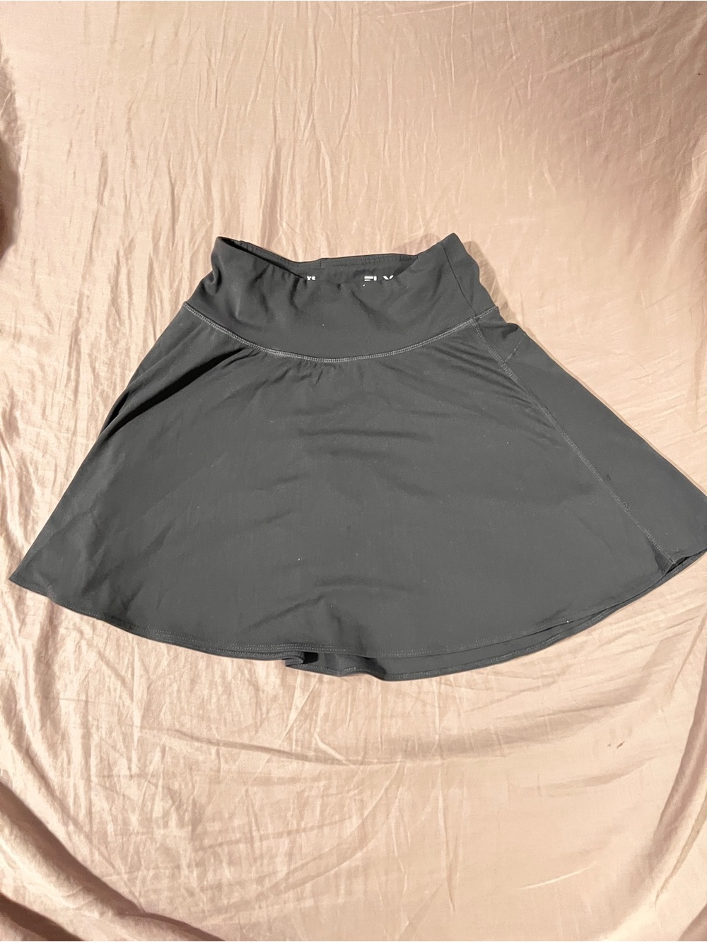 Women’s Black Skater Skirt with High Waist